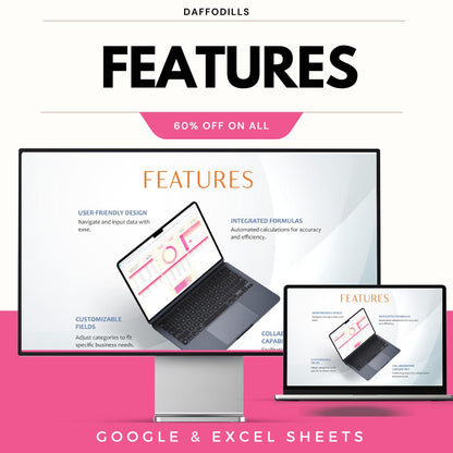 Cashflow Forecast Budget Template, Cash Flow Planning Sheet, Monthly Budget Dashboard, Financial Forecast Tool, Google Sheets Excel
