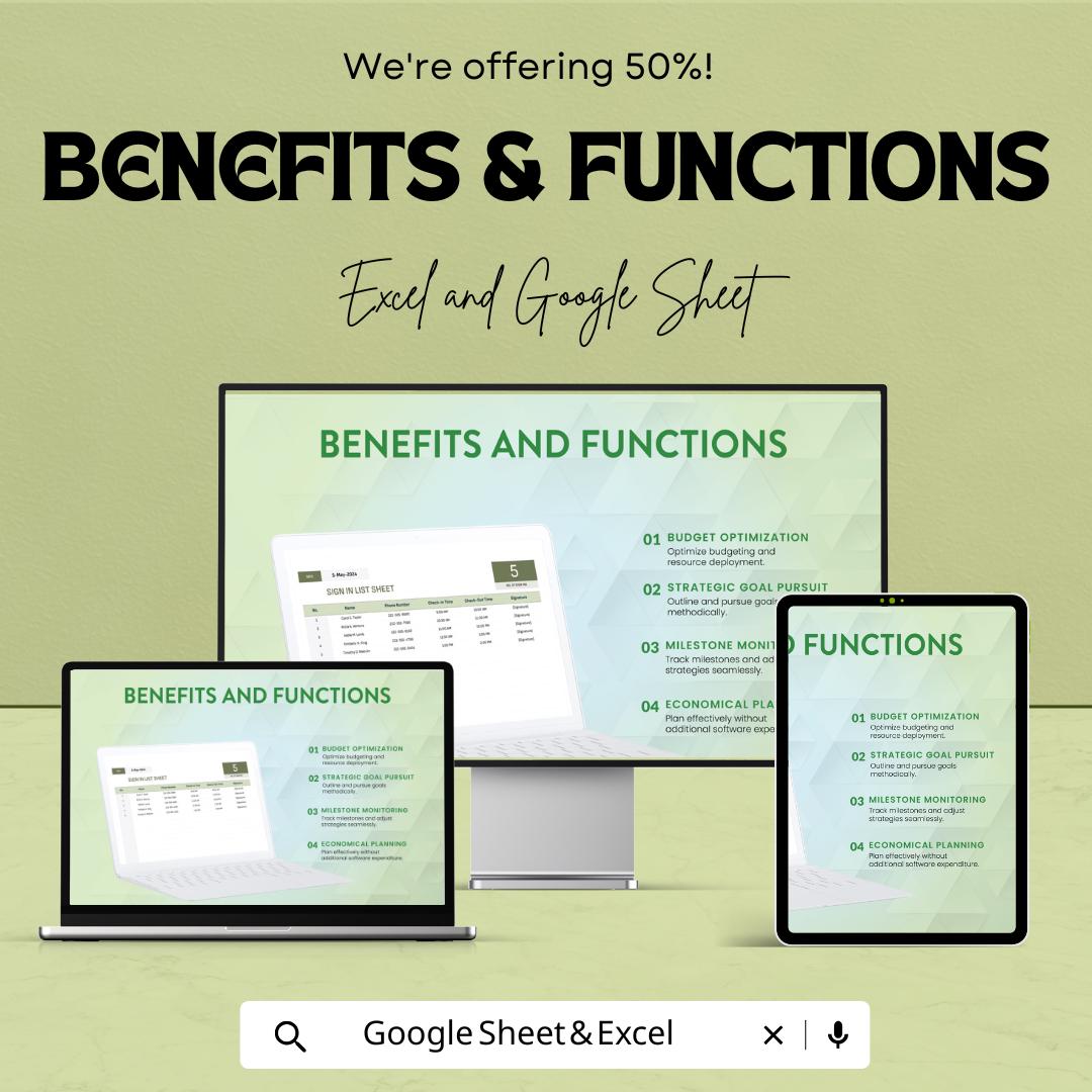 Sign In List Sheet | Editable Attendance Tracker | Excel and Google Sheets Template | Printable Sign-In Log | Check-In & Out Record Sheet
