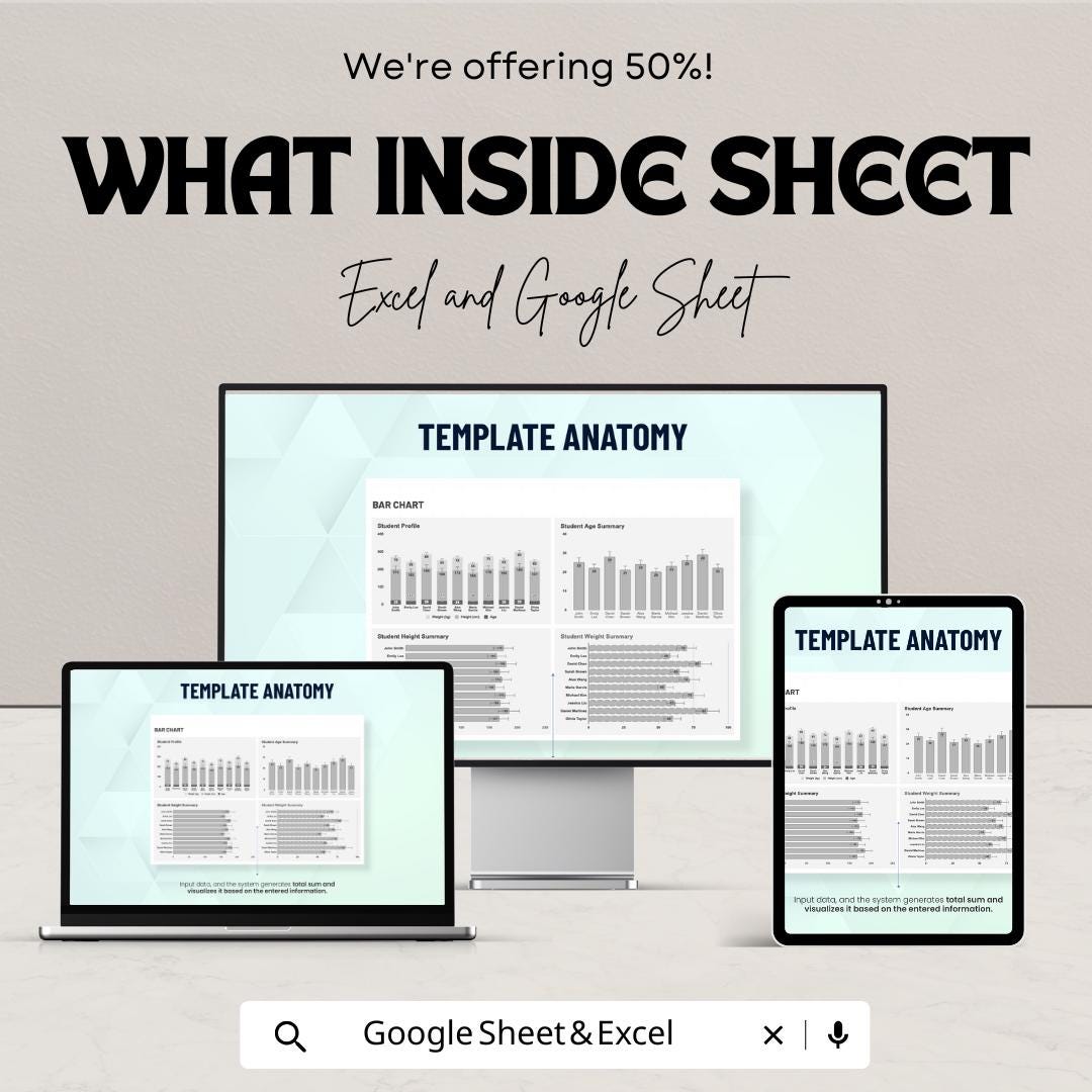 Printable Bar Chart Template for Excel & Google Sheets - Visualize Data with Ease