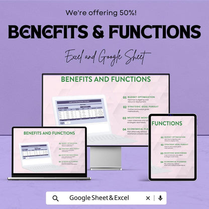 Debt Reduction Calculator Sheet | Excel & Google Sheet | Personal Finance Tracker | Debt Payoff Plan | Financial Freedom