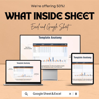 Finance Capital Expenditure Budgeting Sheet | Excel & Google Sheets Template for Budget Planning | Capital Expenditure Tracker