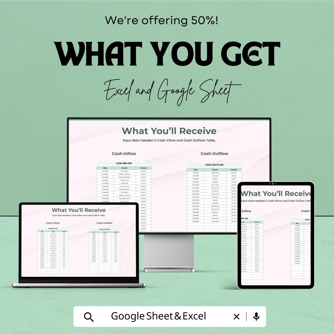 Startup Business Plan Sheet | Google Sheets | Financial Planning & Strategy Template for Entrepreneurs | Cash Flow and Expense Tracker