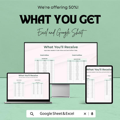 Startup Business Plan Sheet | Google Sheets | Financial Planning & Strategy Template for Entrepreneurs | Cash Flow and Expense Tracker
