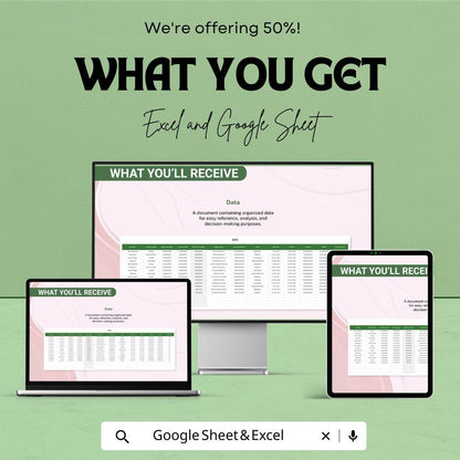 Mergers and Acquisitions Finance Planning Dashboard - Excel and Google Sheets Template for M&A Analysis and Strategy