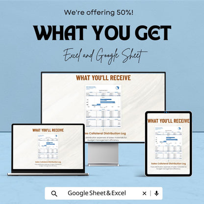 Sales Budget Template | Excel and Google Sheets Sales Forecasting Tool | Expense Tracking and Profit Analysis | Business Budget Planner