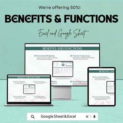 Account Budget Audit Preparation Sheet – Excel and Google Sheets – Personalize Your Budgeting & Auditing Process – 50% OFF