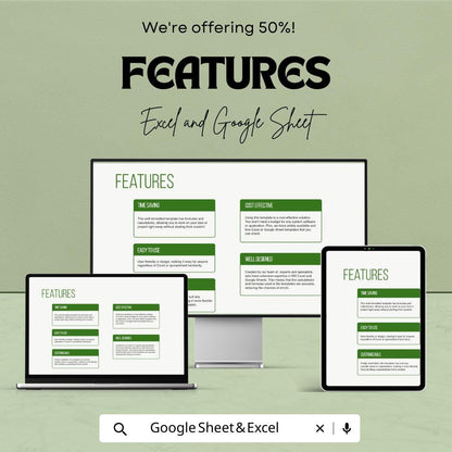 IT Revenue Forecasting Template | Revenue Forecast Sheet | Sales Forecast Planner Business Financial Forecast Tool