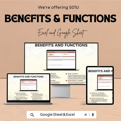Expense Reflection Template | Expense Review Spreadsheet | Budget Reflection Planner | Personal Finance Review