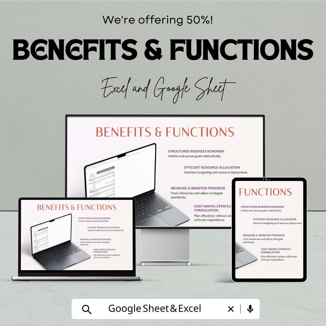 Cash Flow Statement Sheet - Excel and Google Sheets | Track Business Income and Expenses | Budget & Financial Planning