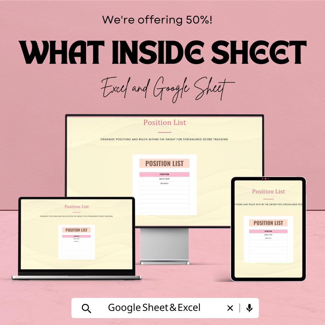 Group Test Score Aggregator HR Template | Candidate Evaluation Spreadsheet | Hiring Assessment Tool | Excel & Google Sheets