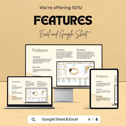 Expense Statement Sheet for Business and Personal Use – Google Sheet and Excel Template for Income & Expense Management – 50% OFF
