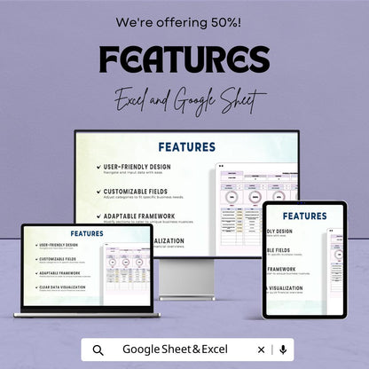 Weekly Tracker Template | Excel and Google Sheets Planner | Productivity Tracker | Weekly Task Manager | Business & Personal Planner