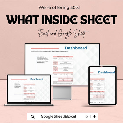 Depend Purchase Order Sheet - Excel & Google Sheets Template - Simplify Procurement, Track Orders, Manage Supplier Information