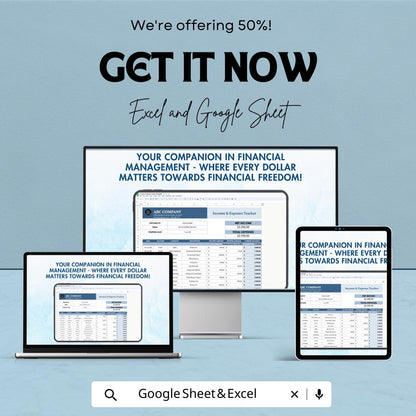 Income and Expense Tracker Template Excel, Monthly Budget Spreadsheet, Small Business Income Tracker,Expense Log Template
