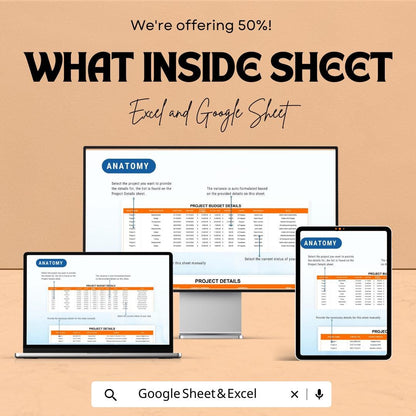 Transport & Logistics Software Development Budget Tracker | IT Project Cost Template | Excel and Google Sheets