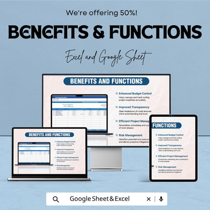 Roofing Schedule Of Values Template | Construction Schedule of Values | Contractor Payment Template | Progress Billing Template