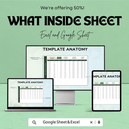 Sales Margin Calculator Template | Profit Margin Spreadsheet | Pricing and Cost Analysis Tool | Excel & Google Sheets Business Tracker
