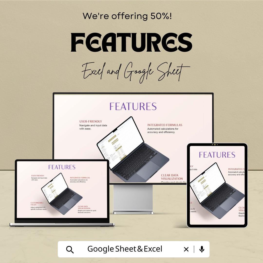 Travel Quotation Sheet - Professional Excel & Google Sheet Template for Pricing and Invoicing – 50% OFF