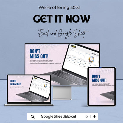 KPI Dashboard Template - Google Sheet and Excel - Employee Performance and Metrics Tracker - KPI Dashboard Sheet - HR Analytics Tool