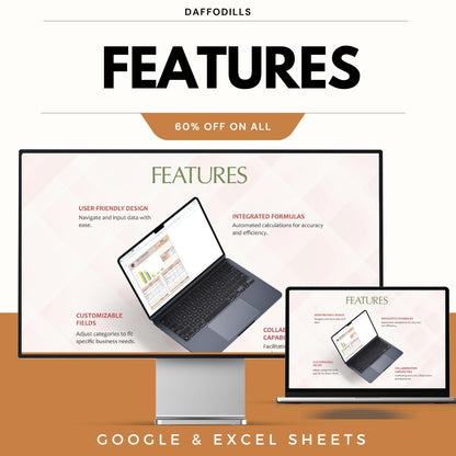 Company Annual Budget Template, Annual Business Budget Spreadsheet, Yearly Financial Planner, Expense Tracking Tool, Google Sheets Excel