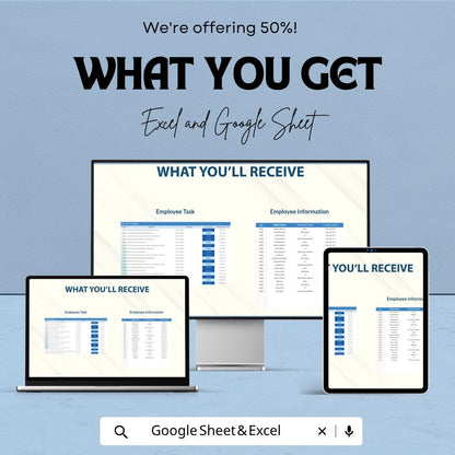 Editable Work Schedule Template | Employee Schedule Planner | Shift Schedule | Staff Management Tool | Excel & Google Sheets | Work Planne