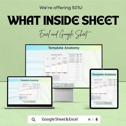 Career Roadmap and Goal Setting Template | Career Planning Spreadsheet | Professional Development Planner | Life Goals Tracker