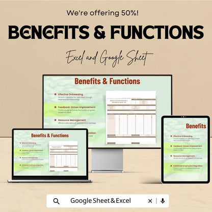 Buddy System Pairing & Feedback Sheet HR Template | Excel and Google Sheets Onboarding Tool | Employee Buddy Program Tracker