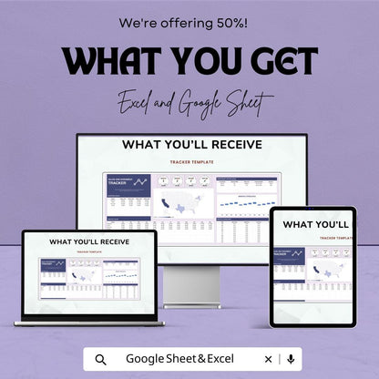 Sales and Investment Tracker Sheet | Excel and Google Sheets Dashboard | Business Report | Visual Data Template | Digital Download