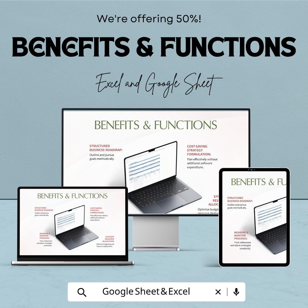 Expense Report Template | Business Expense Spreadsheet | Expense Tracker Template | Excel & Google Sheets | Budget Management Sheet |