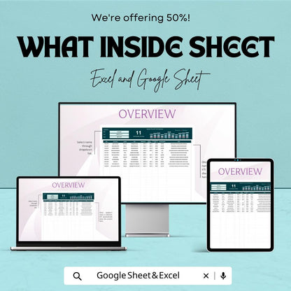 Sales Speaker Engagement Tracker Template | Excel and Google Sheets Speaker Management Dashboard | Event & Engagement Tracker