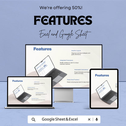 Simple Report Template | Progress Report Spreadsheet | Business Performance Tracker | Project Status Layout | Editable Report Sheet