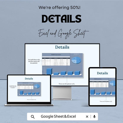 SMART Goals Template for Special Education Teachers | IEP Goal Setting Tracker | Editable Special Ed Planner | Printable Teacher Template