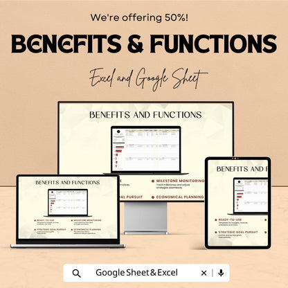 Workplace Ergonomics Budget Management Sheet | Excel and Google Sheets Template | Budget Planning for Office Safety & Comfort