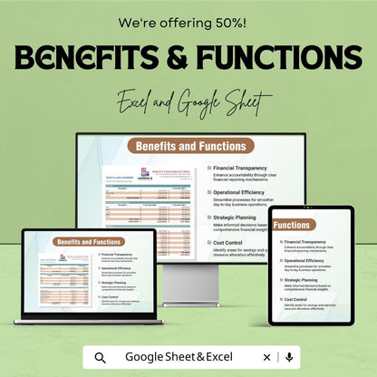 Student Budget Sheet – Google Sheet & Excel Template | Academic Expense Tracker | College Budget Planner | Editable Finance Tracker