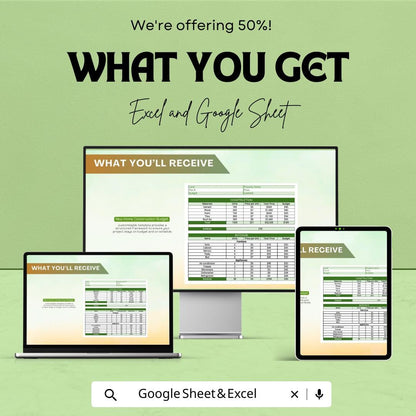 New Home Construction Budget Sheet | Google Sheets Template | Track Material, Labor & Interior Costs | Budget Planning for Your Dream Home