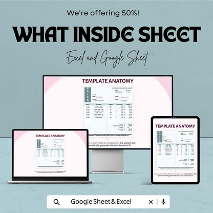 Sales Product Pricing for Quote Template | Excel & Google Sheet | Product Price List | Quote Generator | Sales Estimate Sheet for Business