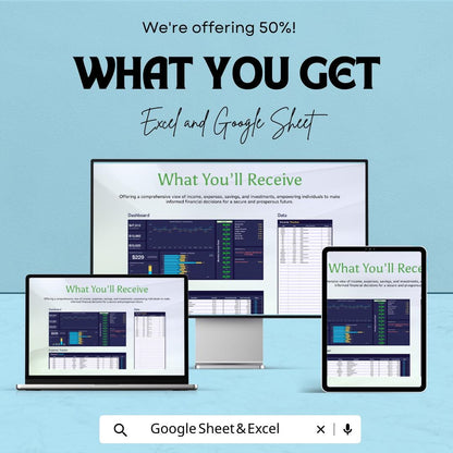 Personal Finance Dashboard | Income & Expense Tracker | Budget Management | Google Sheet Template | Financial Planning | Money Tracker