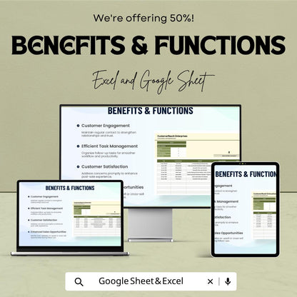 Sales Customer Follow Up Schedule Template | CRM Follow Up Tracker | Sales Pipeline Spreadsheet | Client Follow Up Sheet