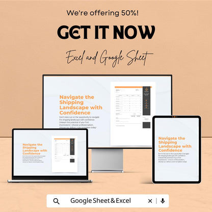Shipping Delivery Note Template | Excel & Google Sheets | Printable Packing Slip | Delivery Receipt Form | Editable Business Document