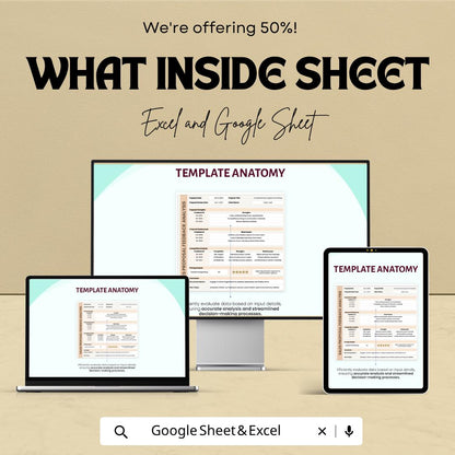 Sales Proposal Feedback Analysis Template | Proposal Review Spreadsheet | Client Feedback Tracker | Excel & Google Sheets |