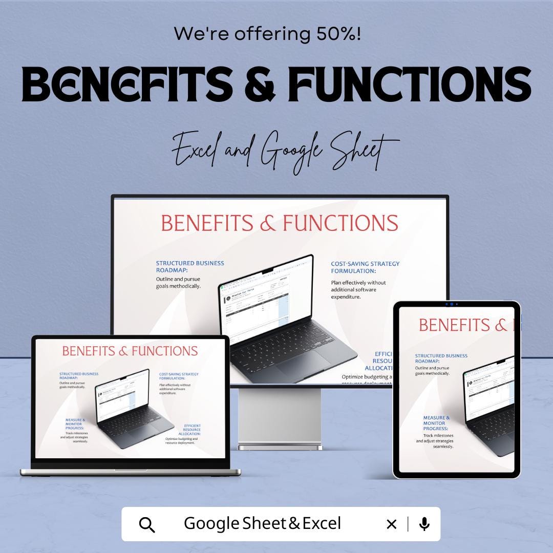 Editable Invoice Template | Excel and Google Sheets | Printable Invoice Form | Business Billing Template | Service and Product Invoice Sheet