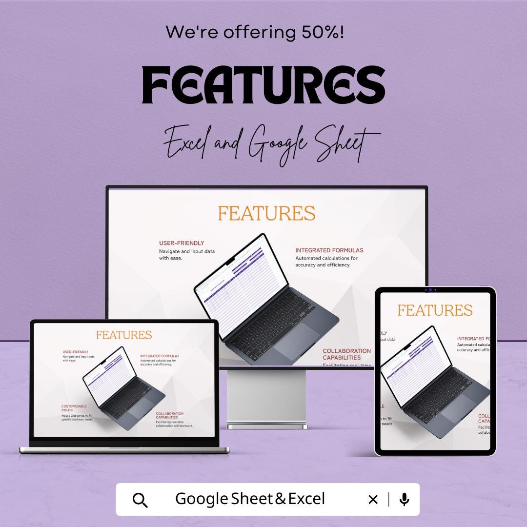 Spare Parts Inventory Template Excel & Google Sheets | Parts Inventory Tracker | Maintenance Stock Spreadsheet | Equipment Parts Log