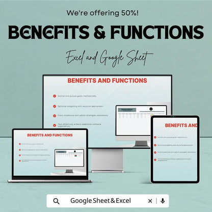 Employee Discount Program Management System HR Template | Staff Discount Tracker | Excel and Google Sheets HR Spreadsheet