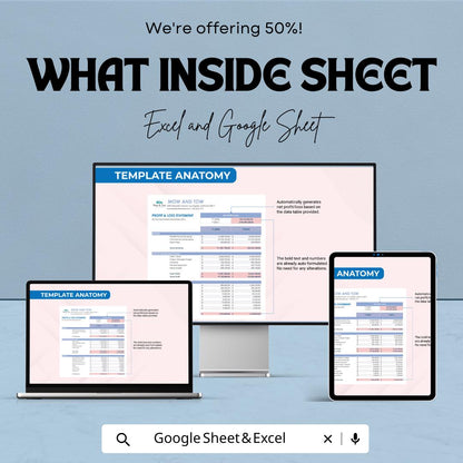 Landscaping Business Profit and Loss Template | Landscaping Financial Report | Small Business Income and Expense Template