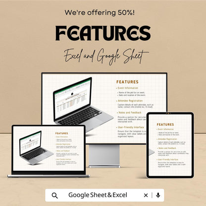 Job Fair Attendee Tracker HR Sheet | Excel & Google Sheets | Event Registration | Candidate Log | HR Spreadsheet | Instant Download