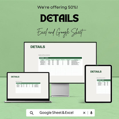 Debt Management Template | Excel & Google Sheets Debt Tracker | Debt Payoff Planner | Loan Payment Spreadsheet | Personal Finance Organizer