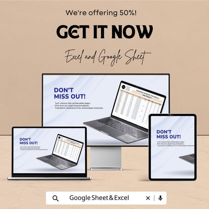 Marketing Inventory Tracking for New Product Template | Excel and Google Sheets | New Product Stock & Inventory Management Spreadsheet