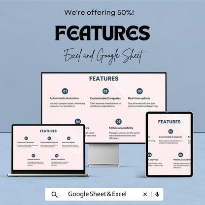 Business Expense Budget Template | Expense Tracker | Budget Spreadsheet | Small Business Finance Planner | Cost Tracker Dashboard