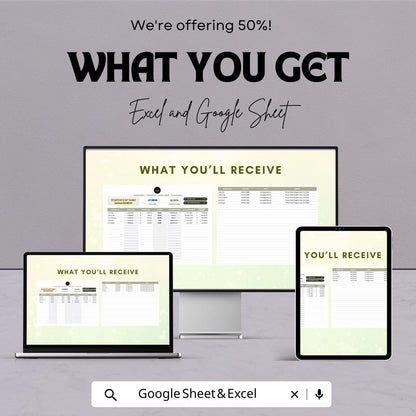 Startup Inventory Management Spreadsheet Template | Excel and Google Sheets | Inventory Tracker | Stock Control Template |