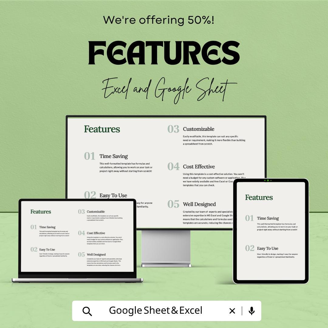 Retail Markup Calculator Template | Pricing Spreadsheet | Profit Margin Calculator | Product Pricing Tool | Excel & Google Sheets